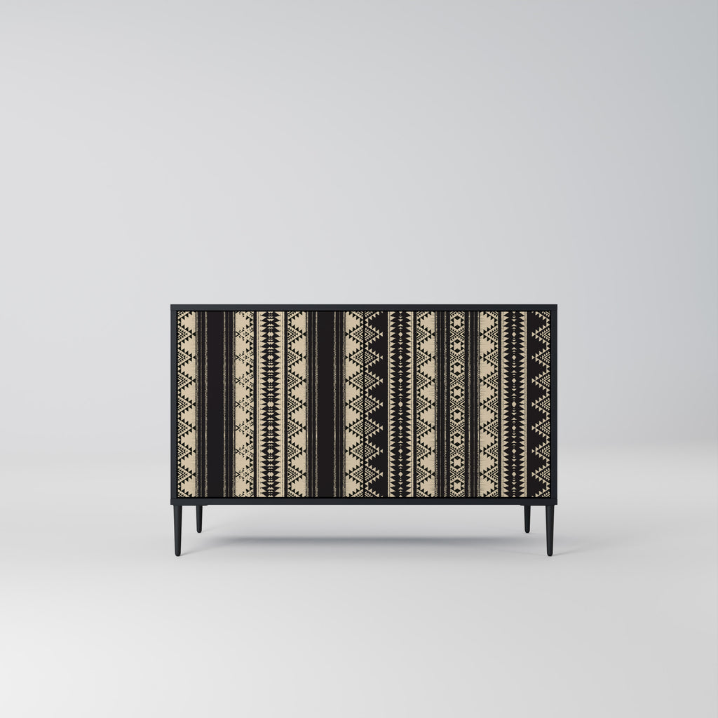 AZTEC 2-Door Sideboard in Black Finish