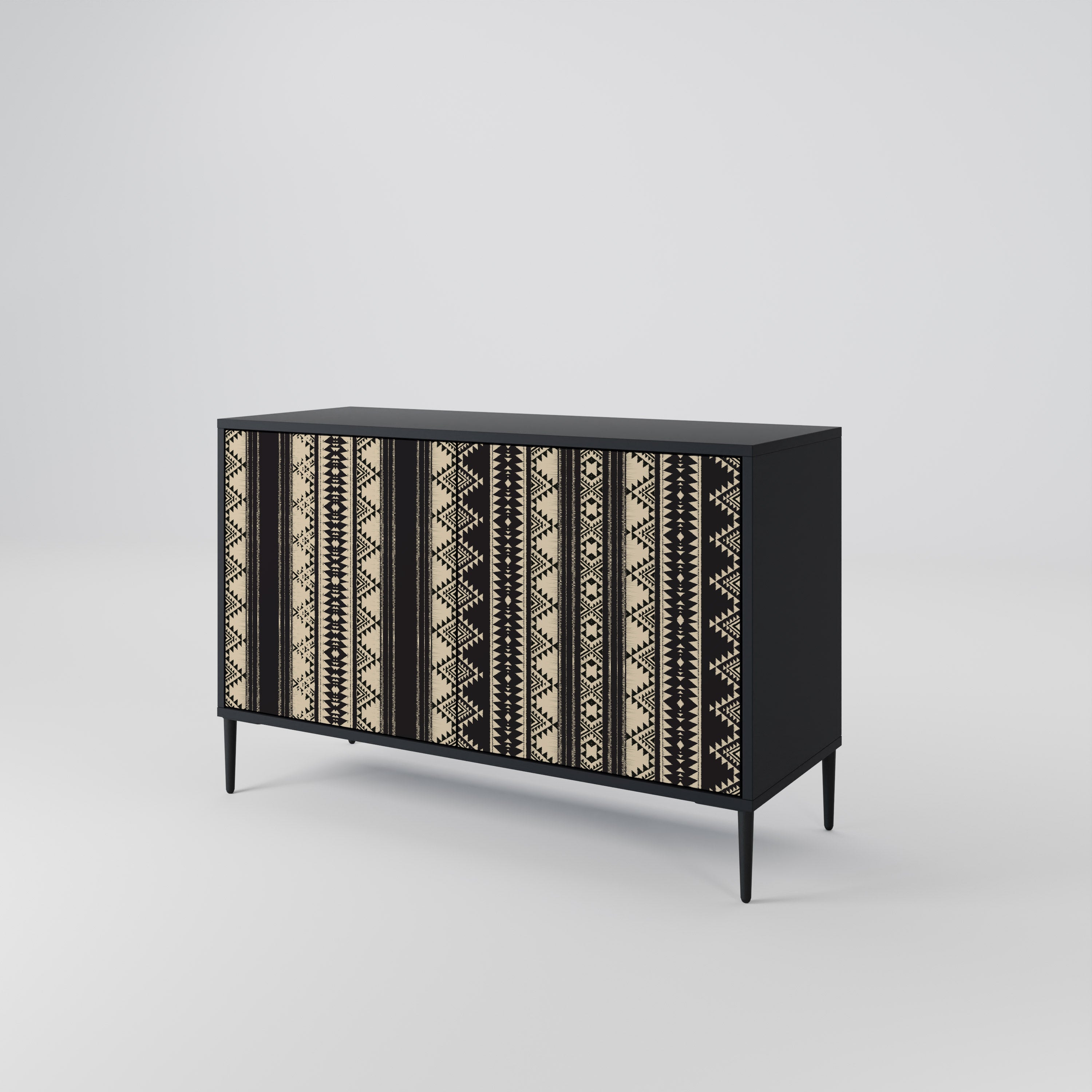 AZTEC 2-Door Sideboard in Black Finish
