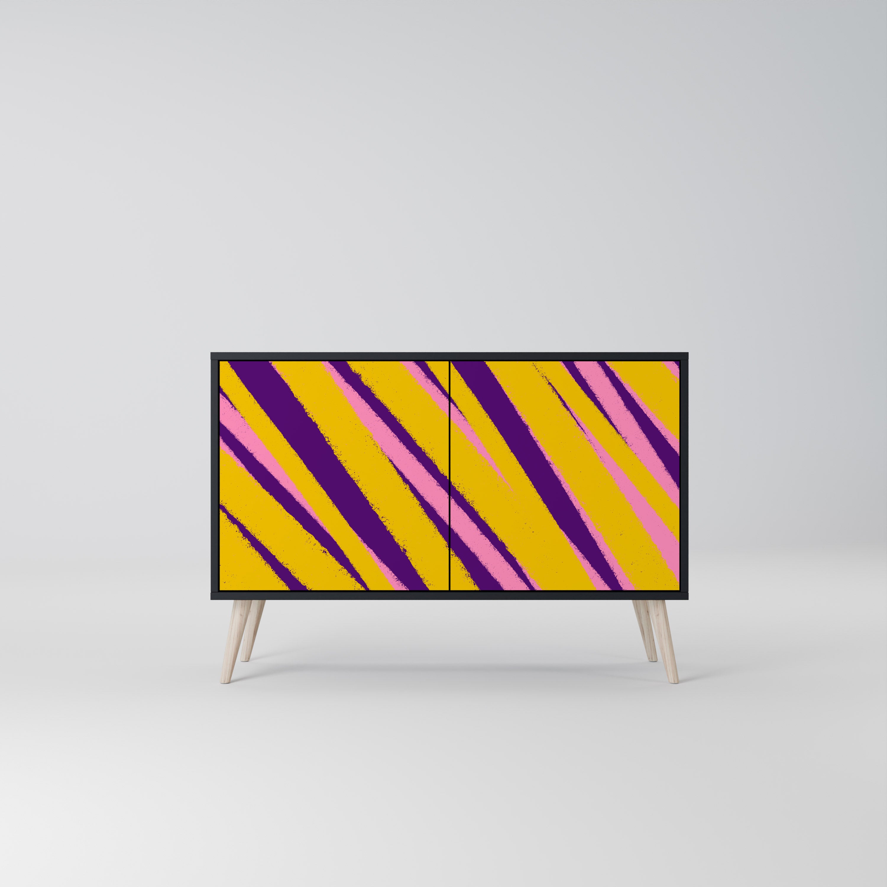 DREAMS COME TRUE 2-Door Sideboard in Black Finish