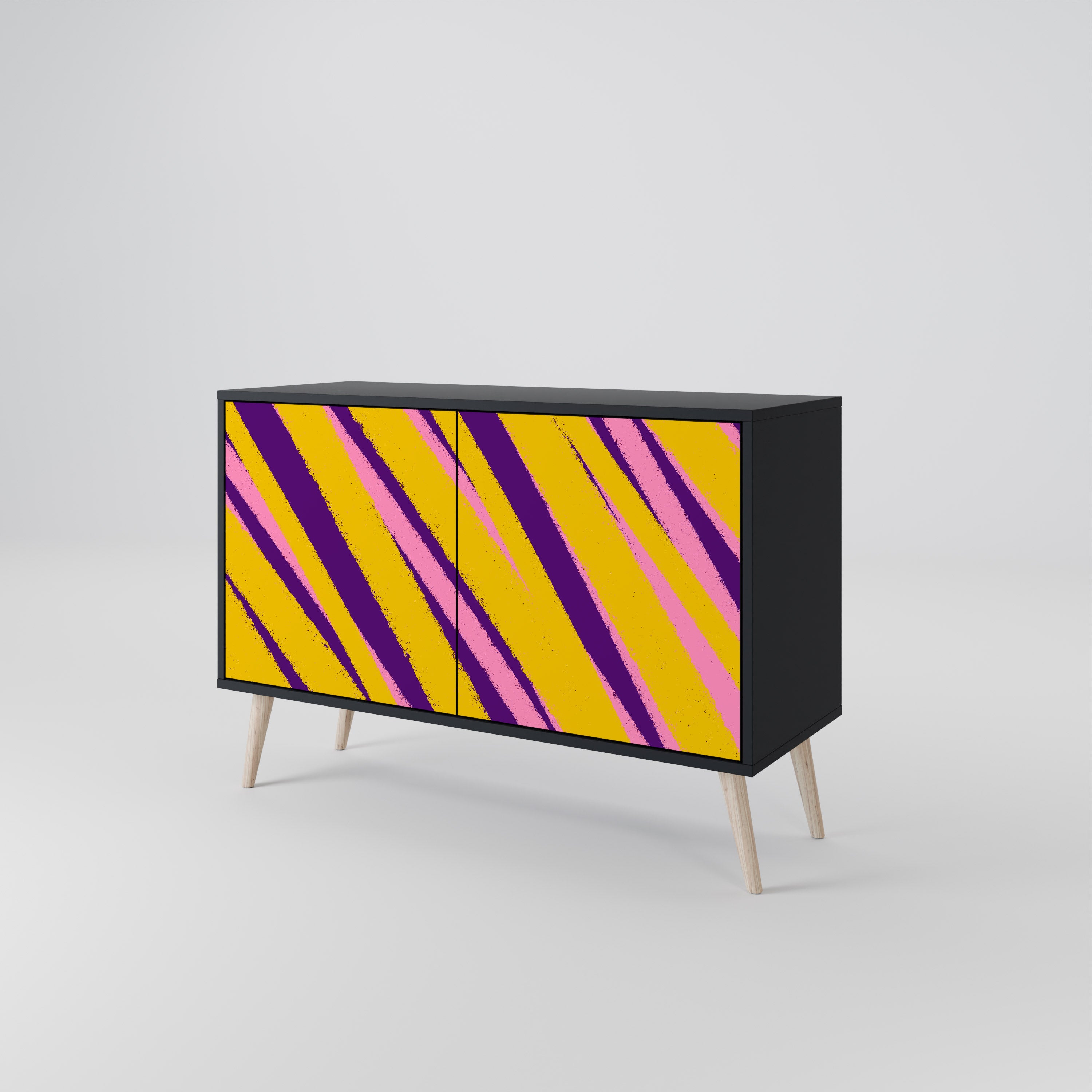 DREAMS COME TRUE 2-Door Sideboard in Black Finish