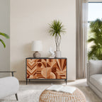 PRISM MOSAIC 2-Door Sideboard in Black Finish