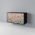 BUILDING THE FUTURE Aparador de 2 Puertas en Acabado Negro