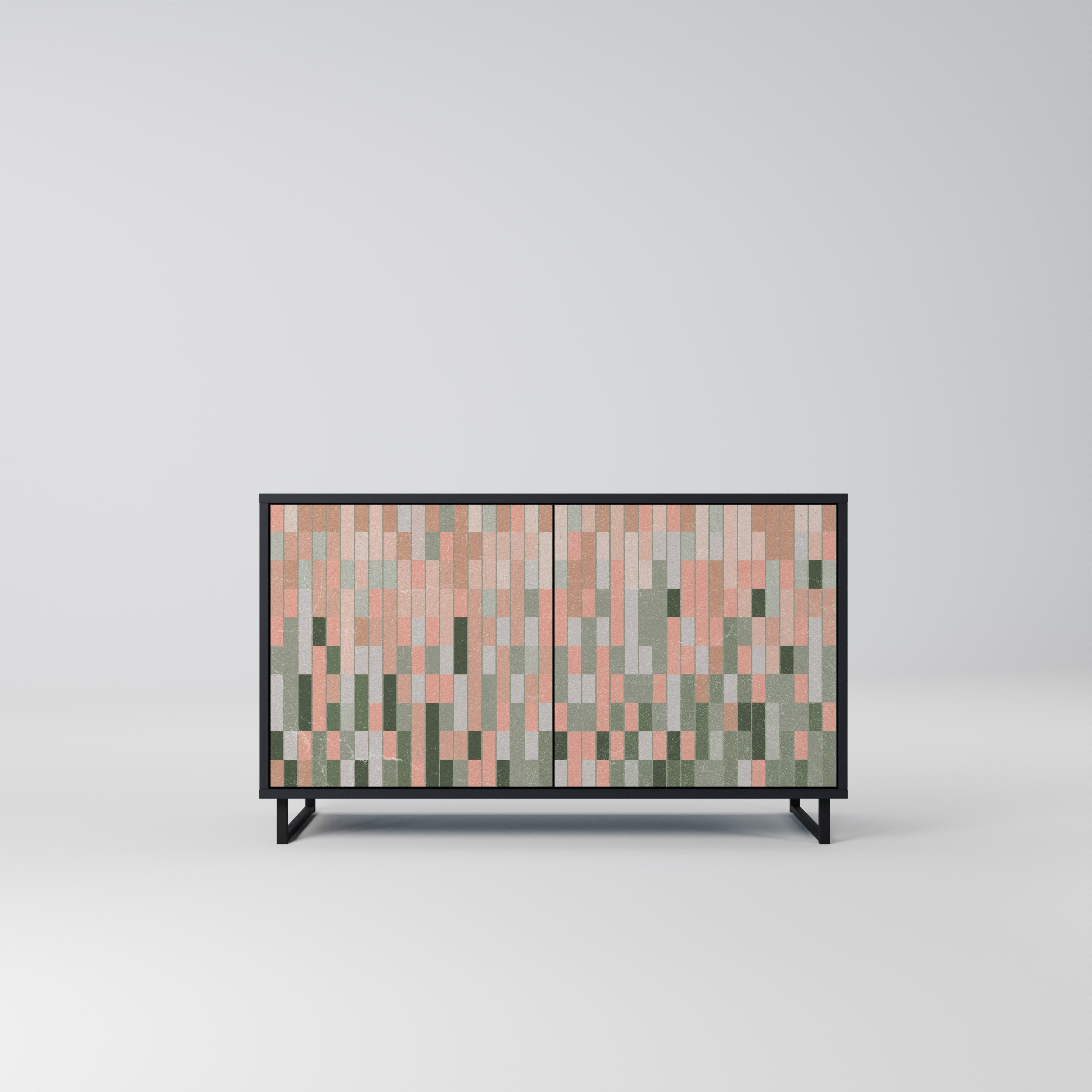 BUILDING THE FUTURE 2-Door Sideboard in Black Finish