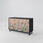 BUILDING THE FUTURE Aparador de 2 Puertas en Acabado Negro