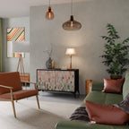 BUILDING THE FUTURE Aparador de 2 Puertas en Acabado Negro