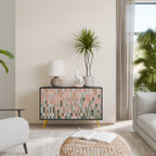 BUILDING THE FUTURE Aparador de 2 Puertas en Acabado Negro