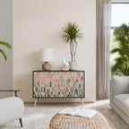 BUILDING THE FUTURE Aparador de 2 Puertas en Acabado Negro