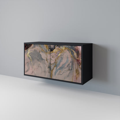 GILDED SWIRLS Aparador de 2 Puertas