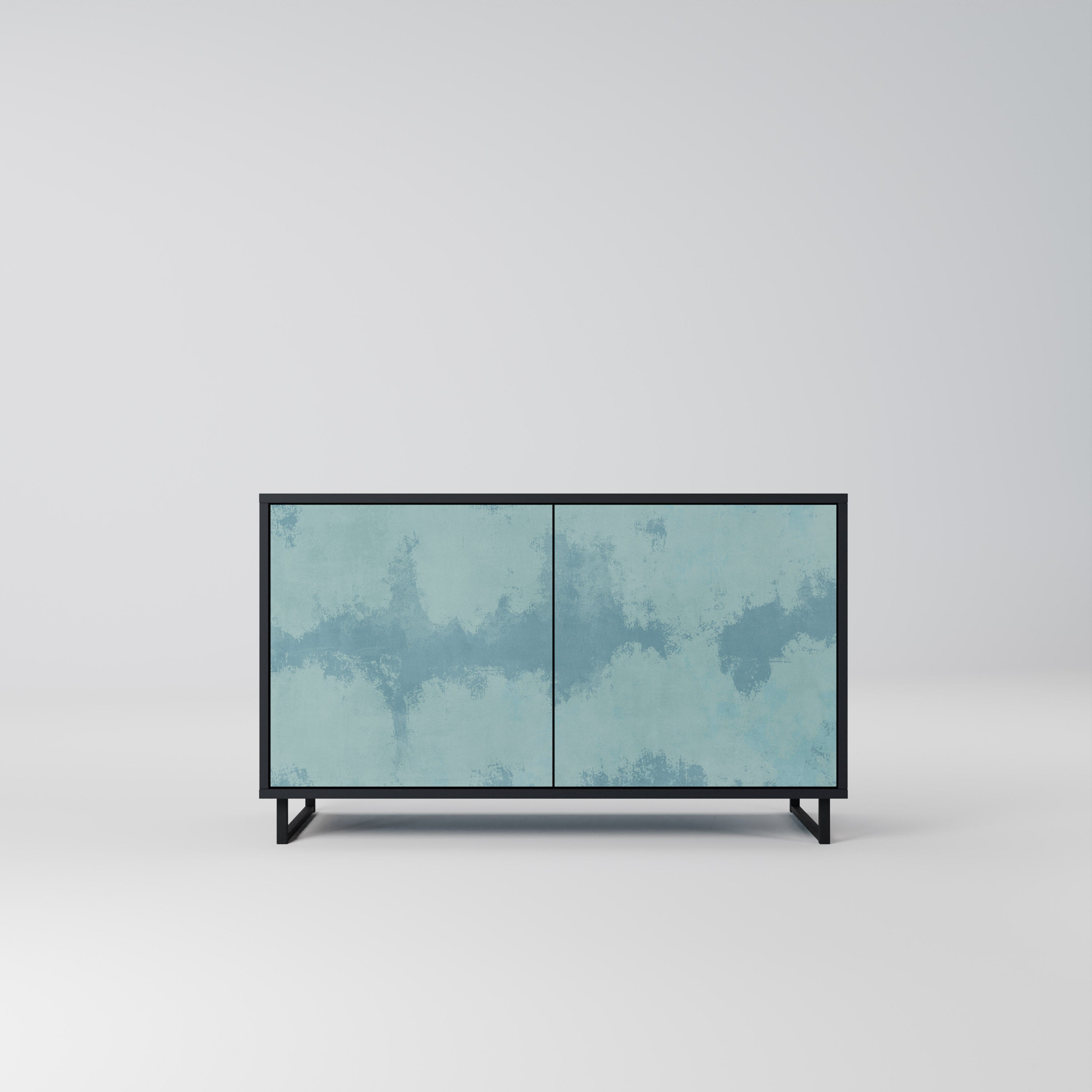 SKY WASH 2-Door Sideboard in Black Finish