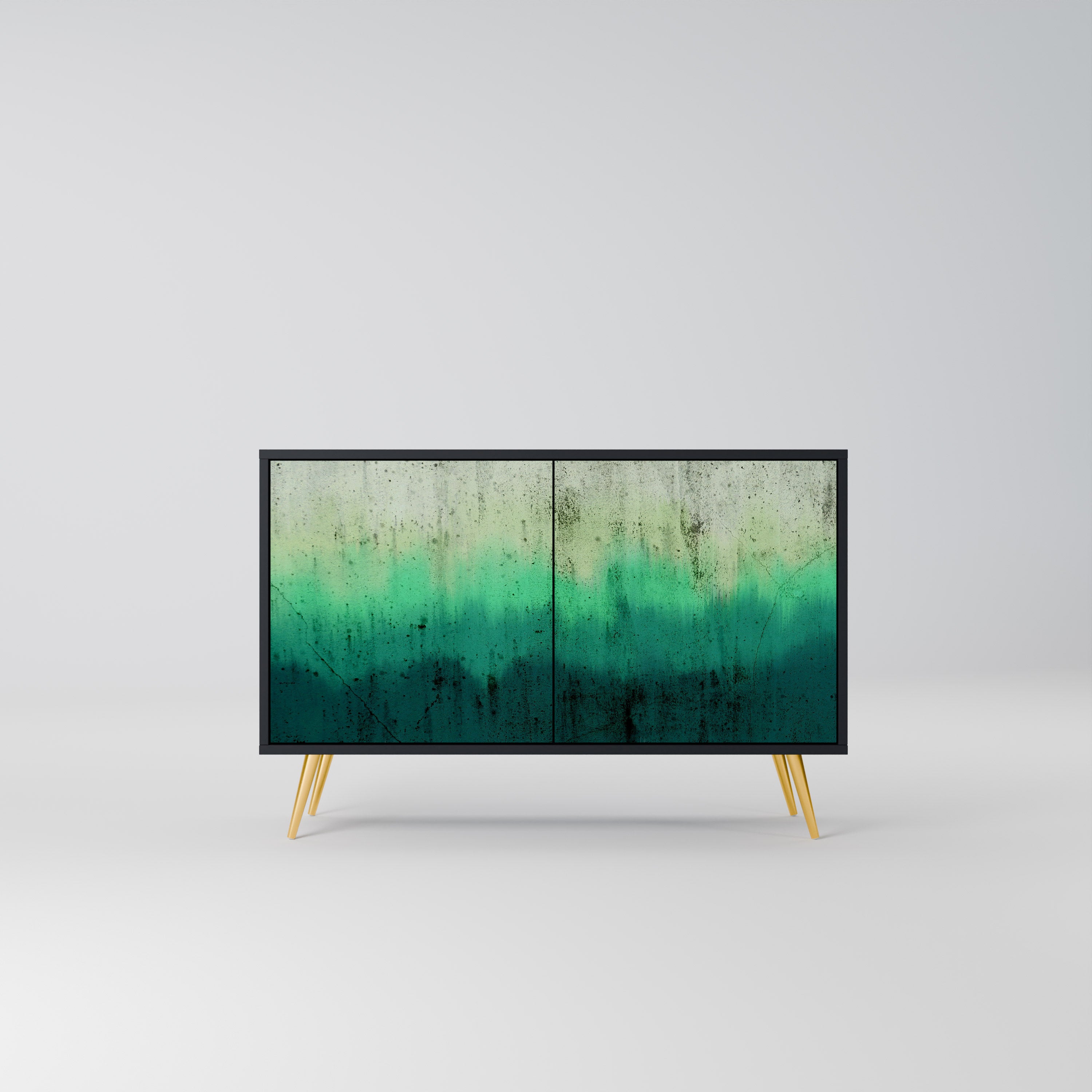 NORTHERN LIGHTS 2-Door Sideboard in Black Finish