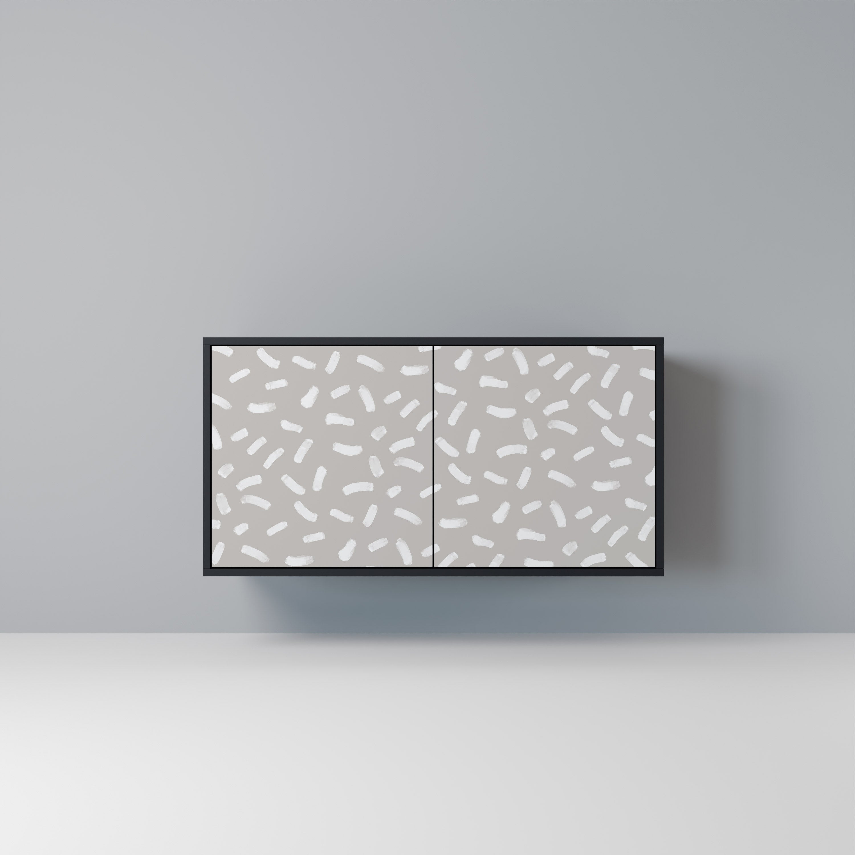 PASSING SECONDS 2-Door Sideboard in Black Finish