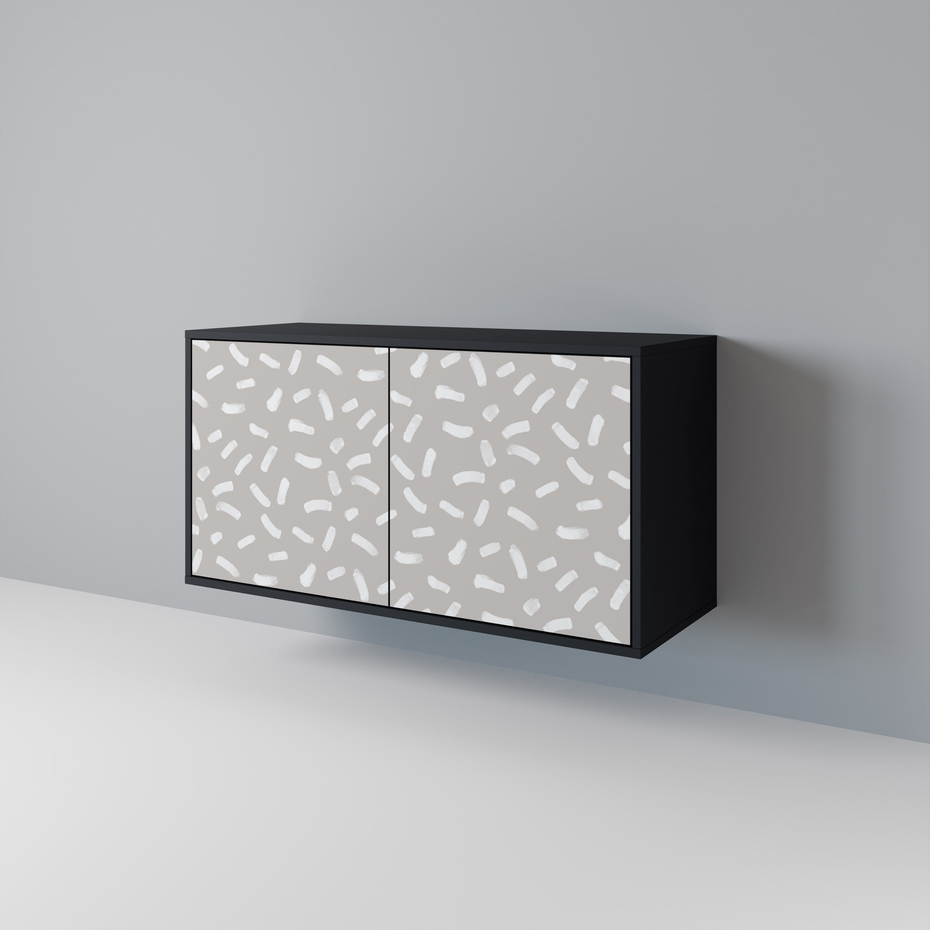 PASSING SECONDS 2-Door Sideboard in Black Finish