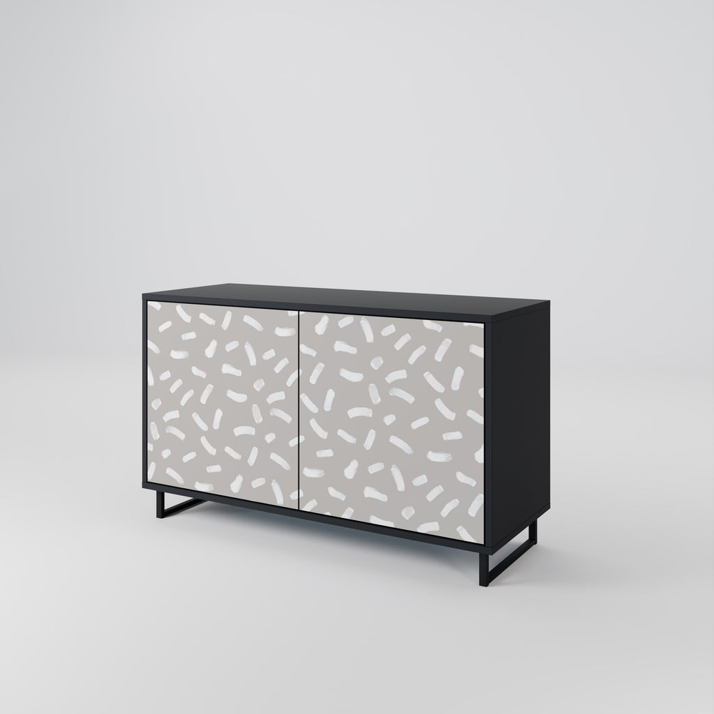 PASSING SECONDS 2-Door Sideboard in Black Finish