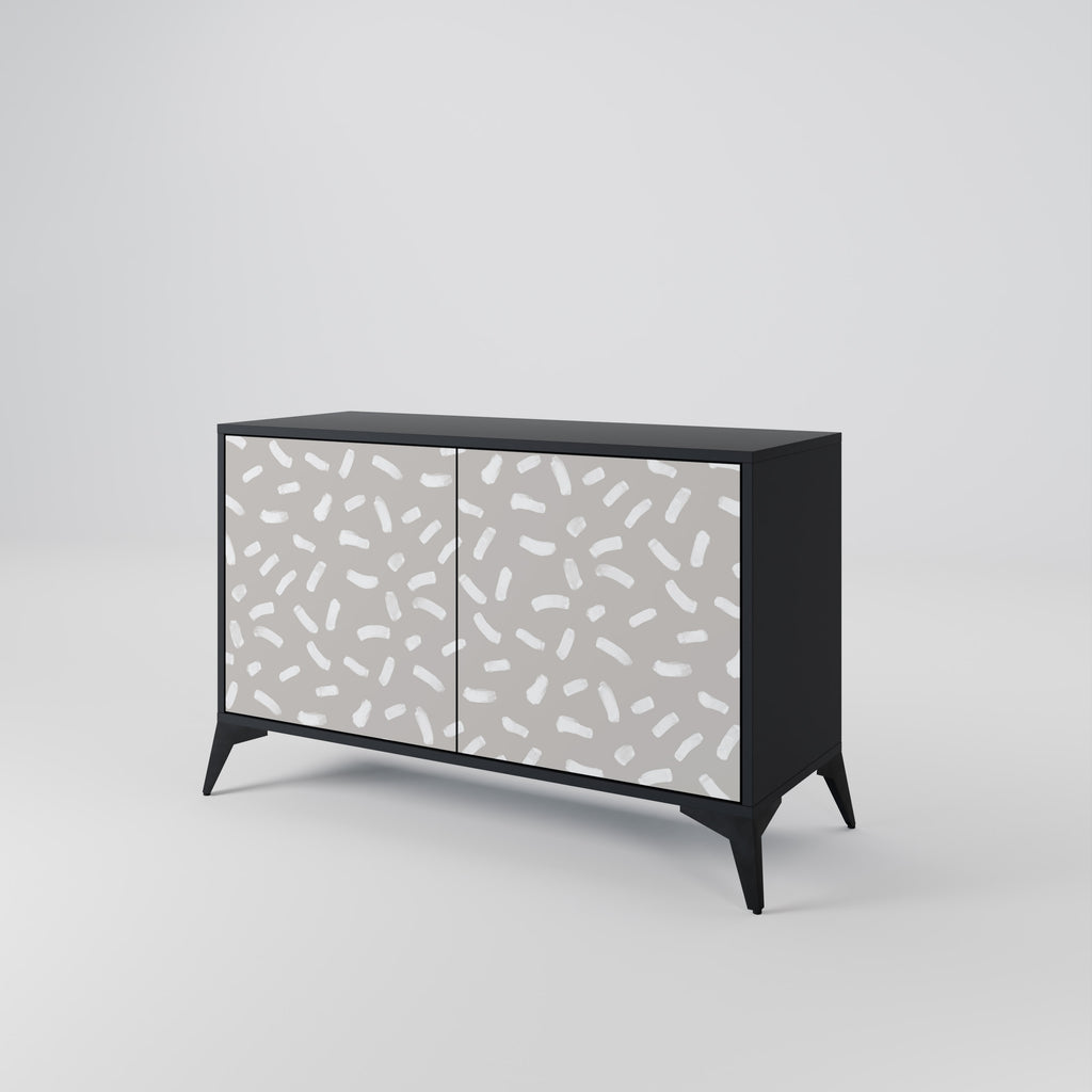 PASSING SECONDS 2-Door Sideboard in Black Finish