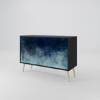 CELESTIAL FALL 2-Door Sideboard in Black Finish