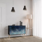 CELESTIAL FALL 2-Door Sideboard in Black Finish