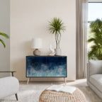 CELESTIAL FALL 2-Door Sideboard in Black Finish