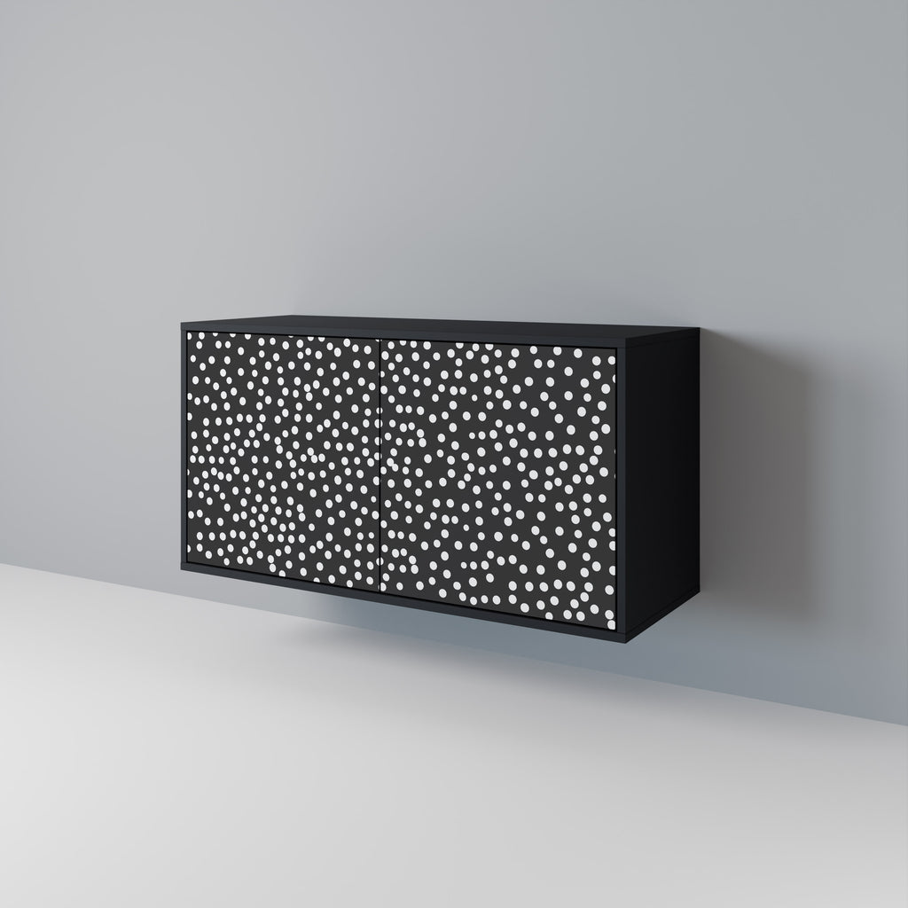 BLINDING LIGHTS 2-Door Sideboard in Black Finish