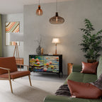 BLOOMING WATERS 2-Door Sideboard