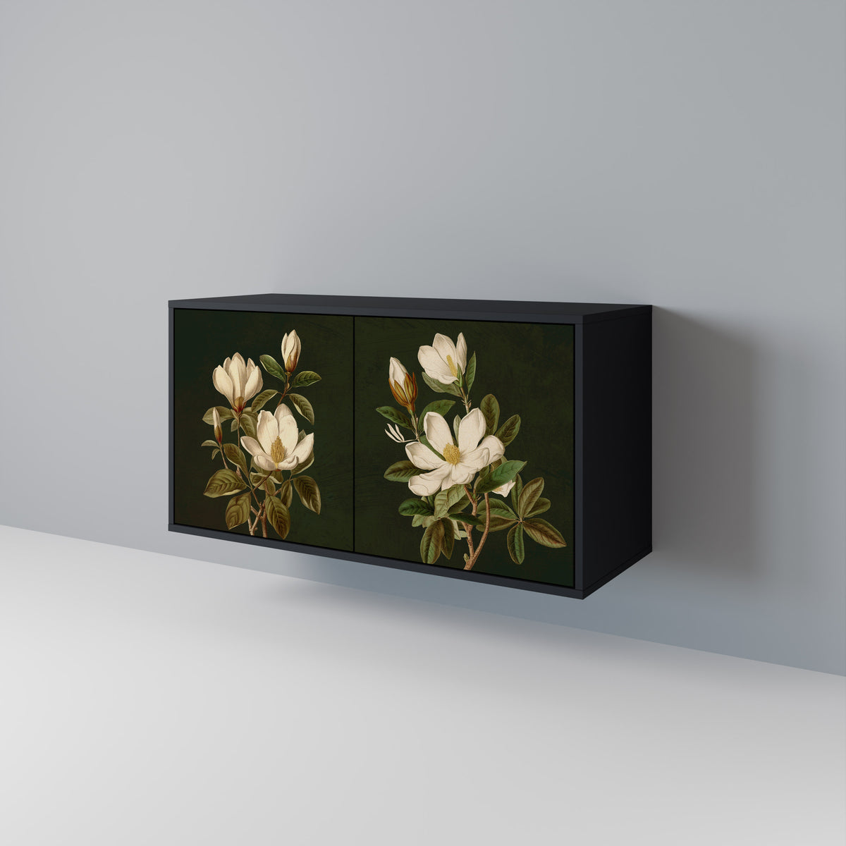 FLORAL NOIR Aparador de 2 Puertas