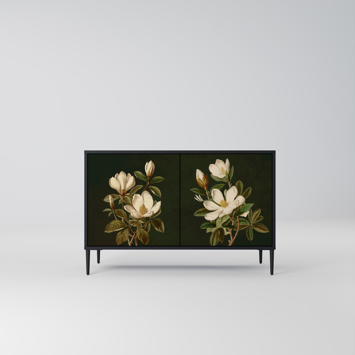 FLORAL NOIR Aparador de 2 Puertas
