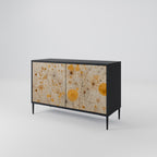 MORNING GLADE 2-Door Sideboard in Black Finish