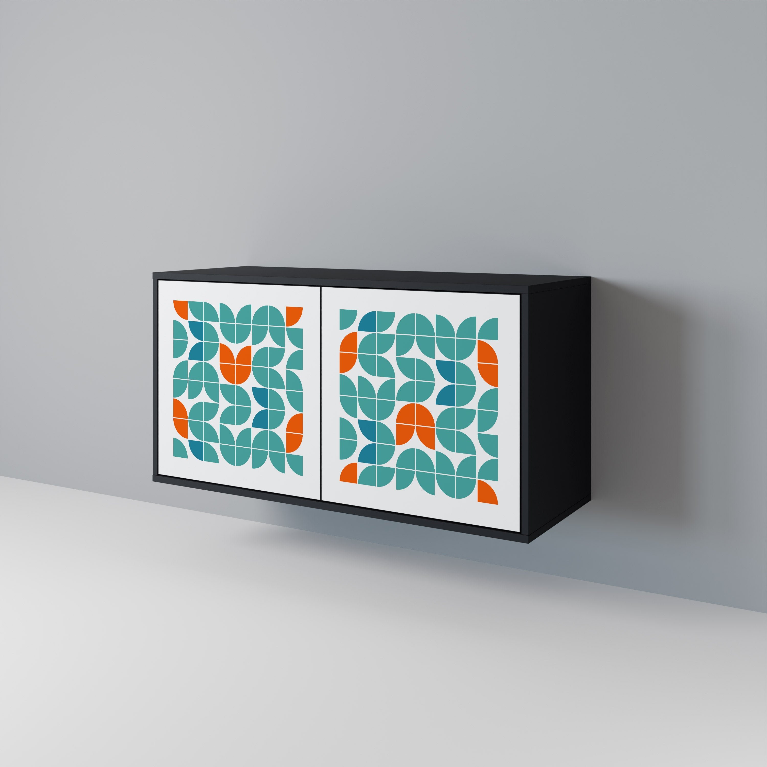 BE THE CHANGE 2-Door Sideboard in Black Finish