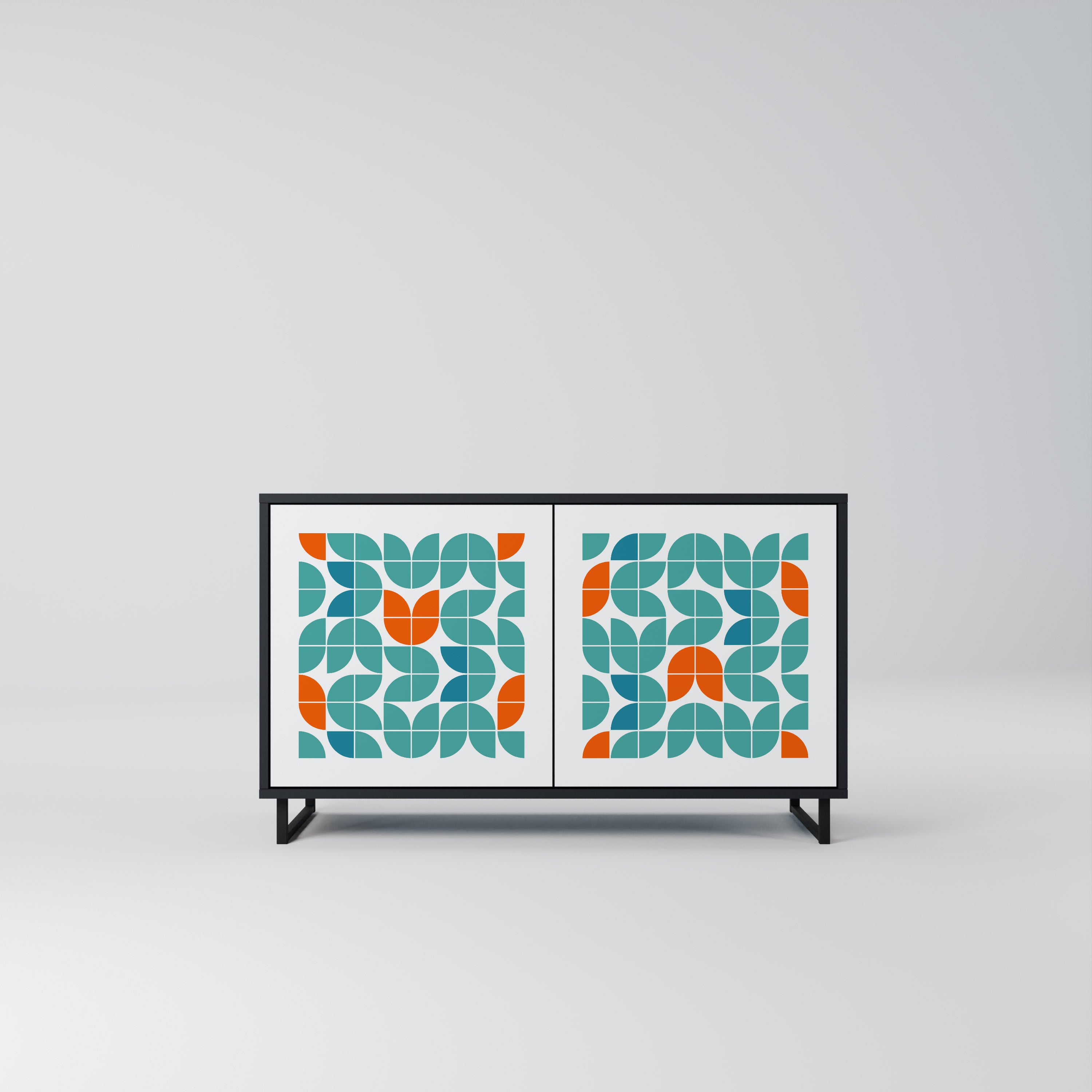 BE THE CHANGE 2-Door Sideboard in Black Finish