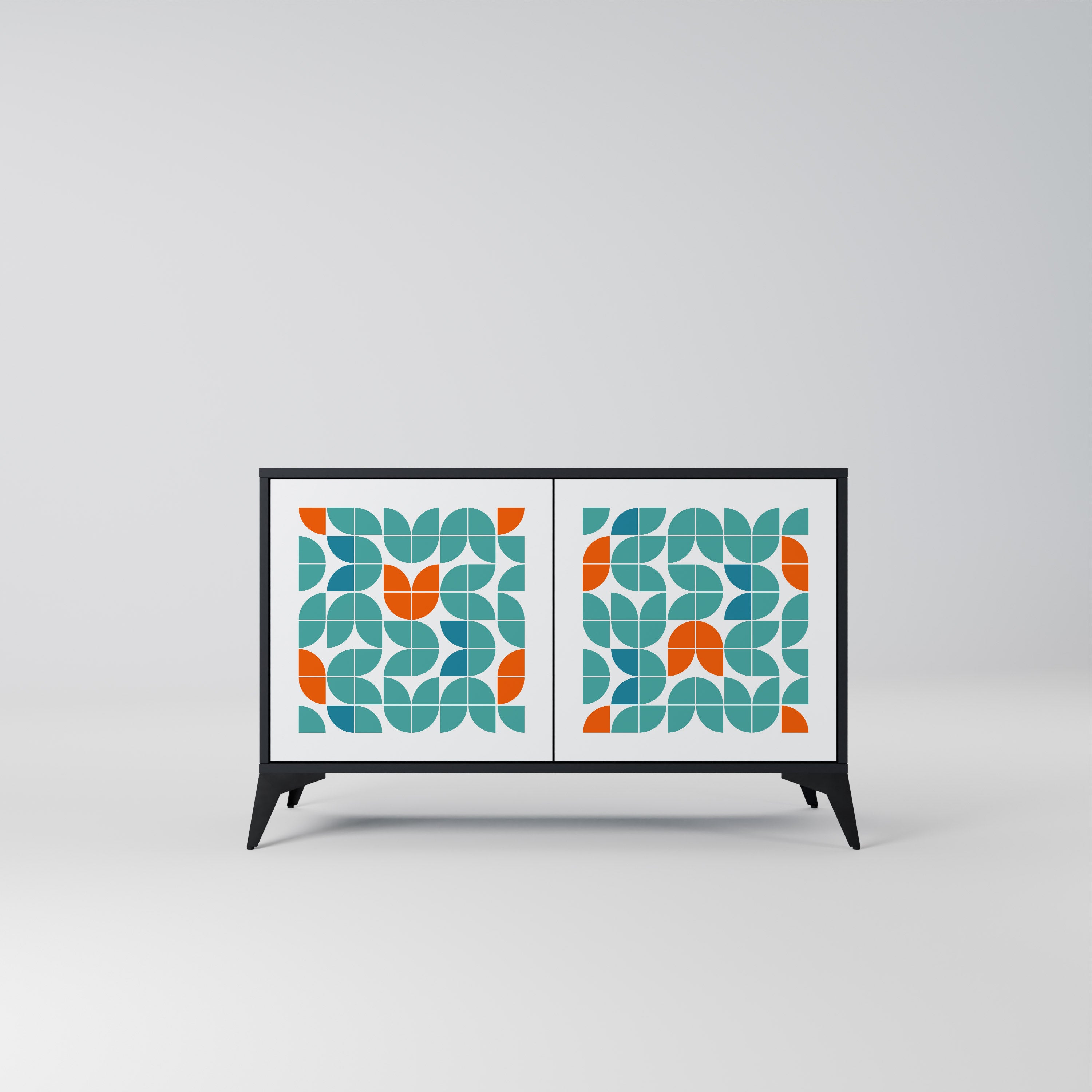 BE THE CHANGE 2-Door Sideboard in Black Finish