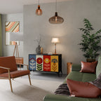 SCANDIC FLOWERET Aparador de 2 Puertas