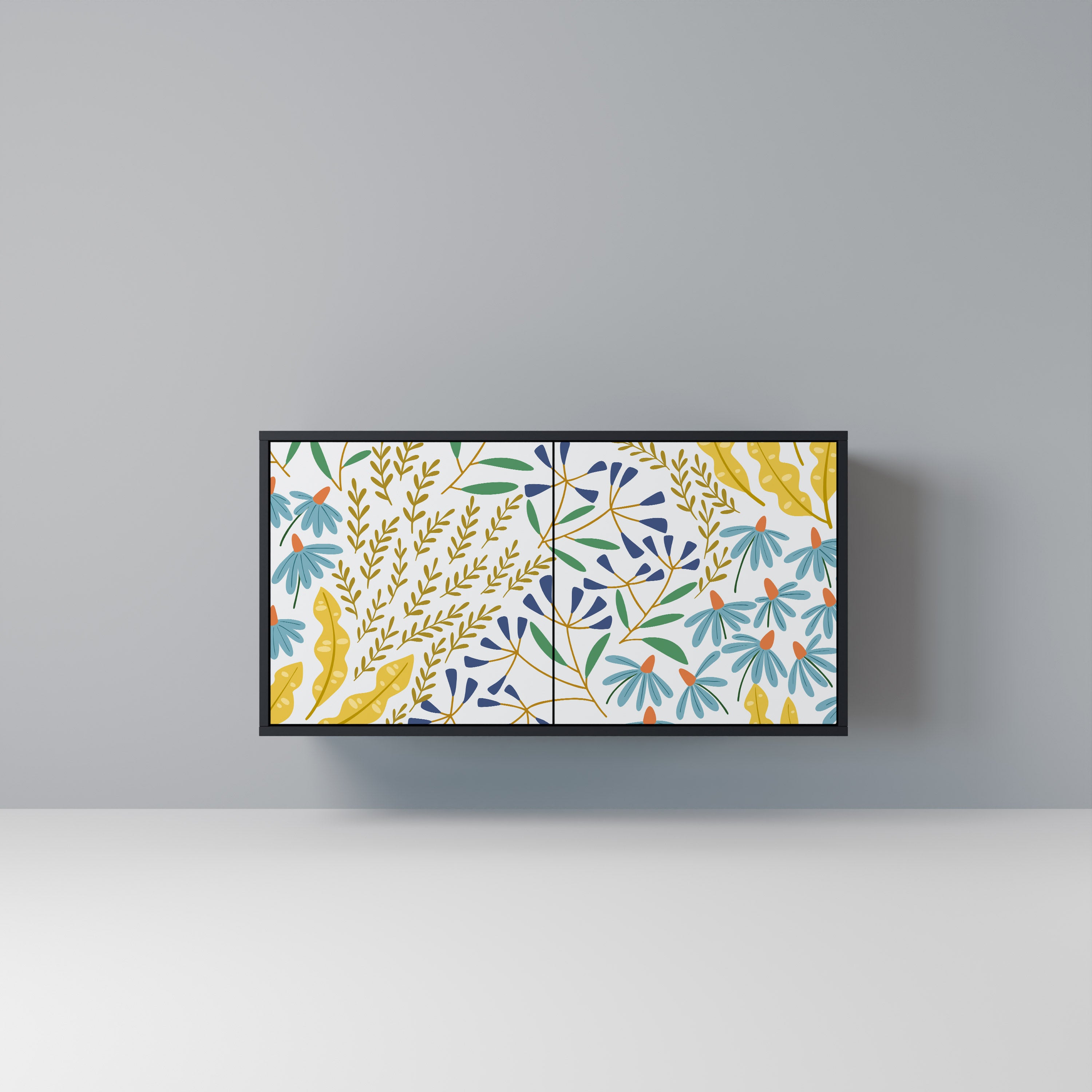 HELLO SPRING 2-Door Sideboard in Black Finish