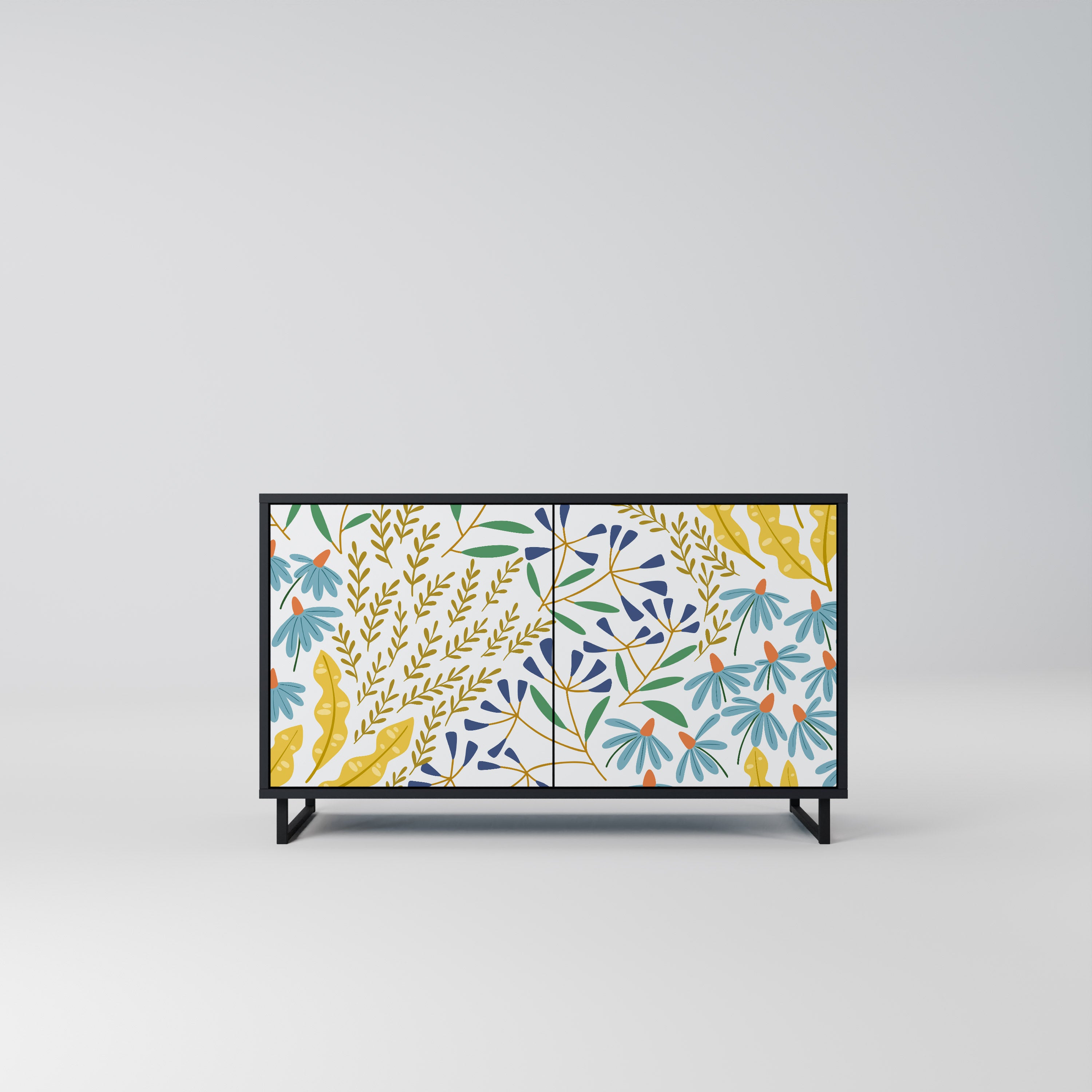 HELLO SPRING 2-Door Sideboard in Black Finish