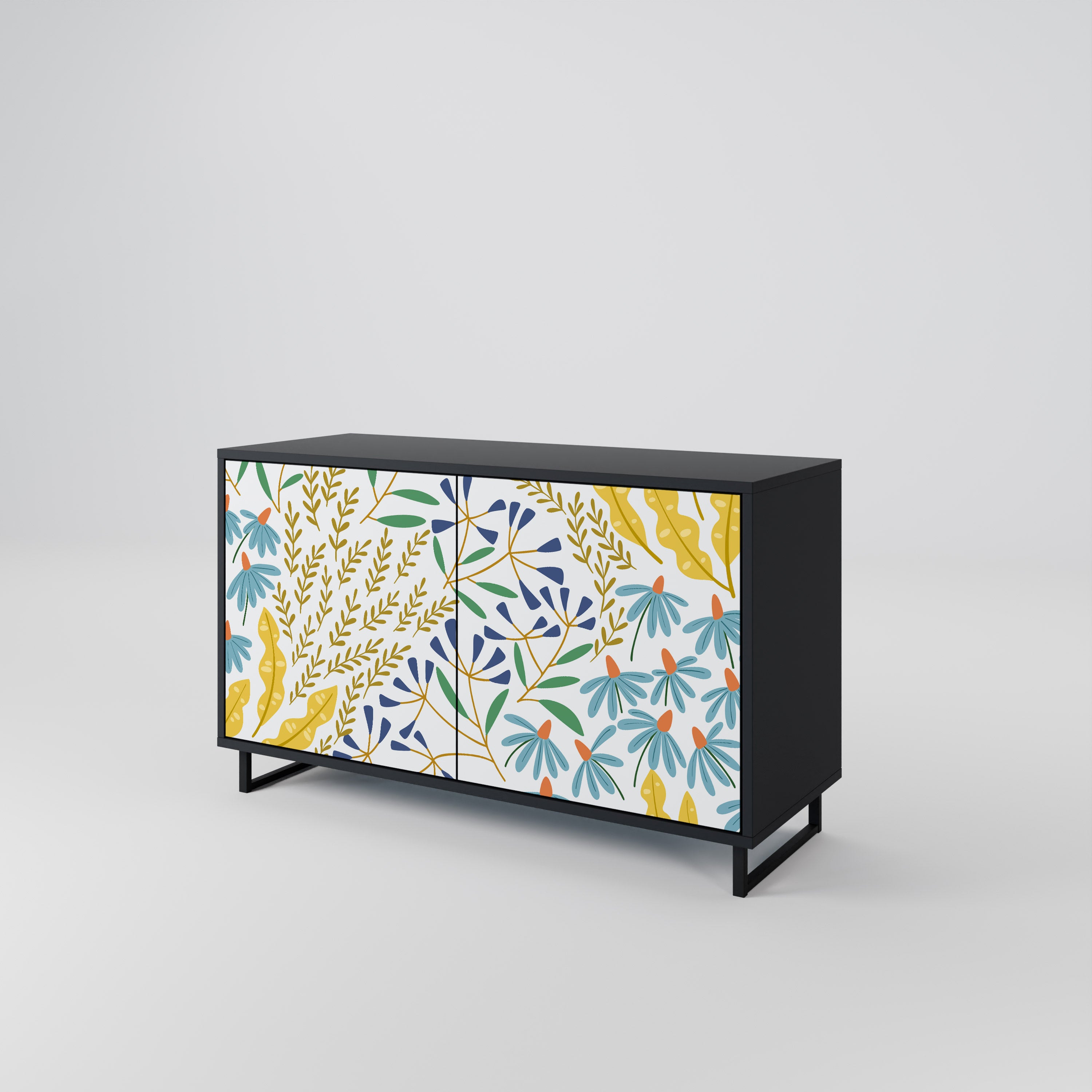 HELLO SPRING 2-Door Sideboard in Black Finish