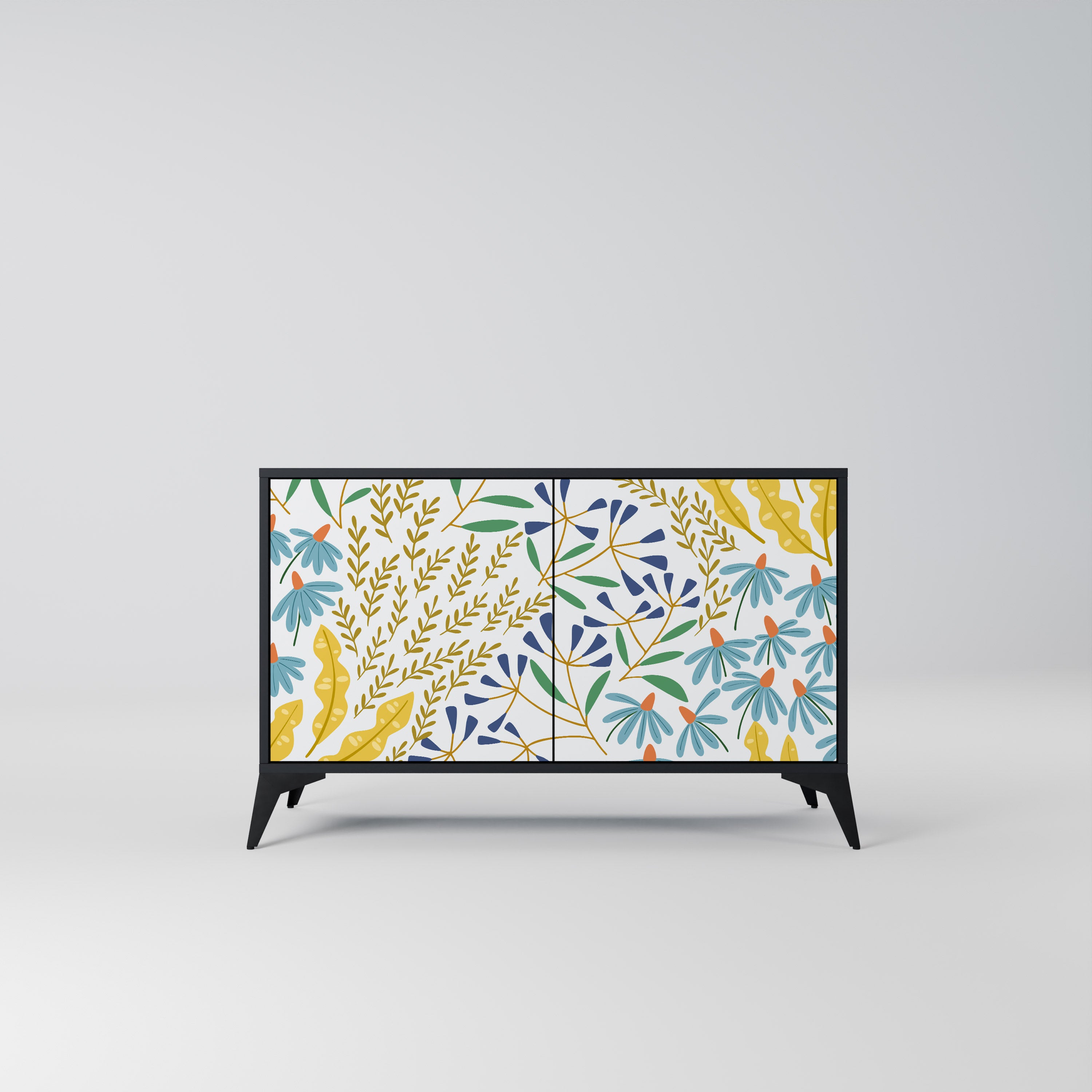 HELLO SPRING 2-Door Sideboard in Black Finish