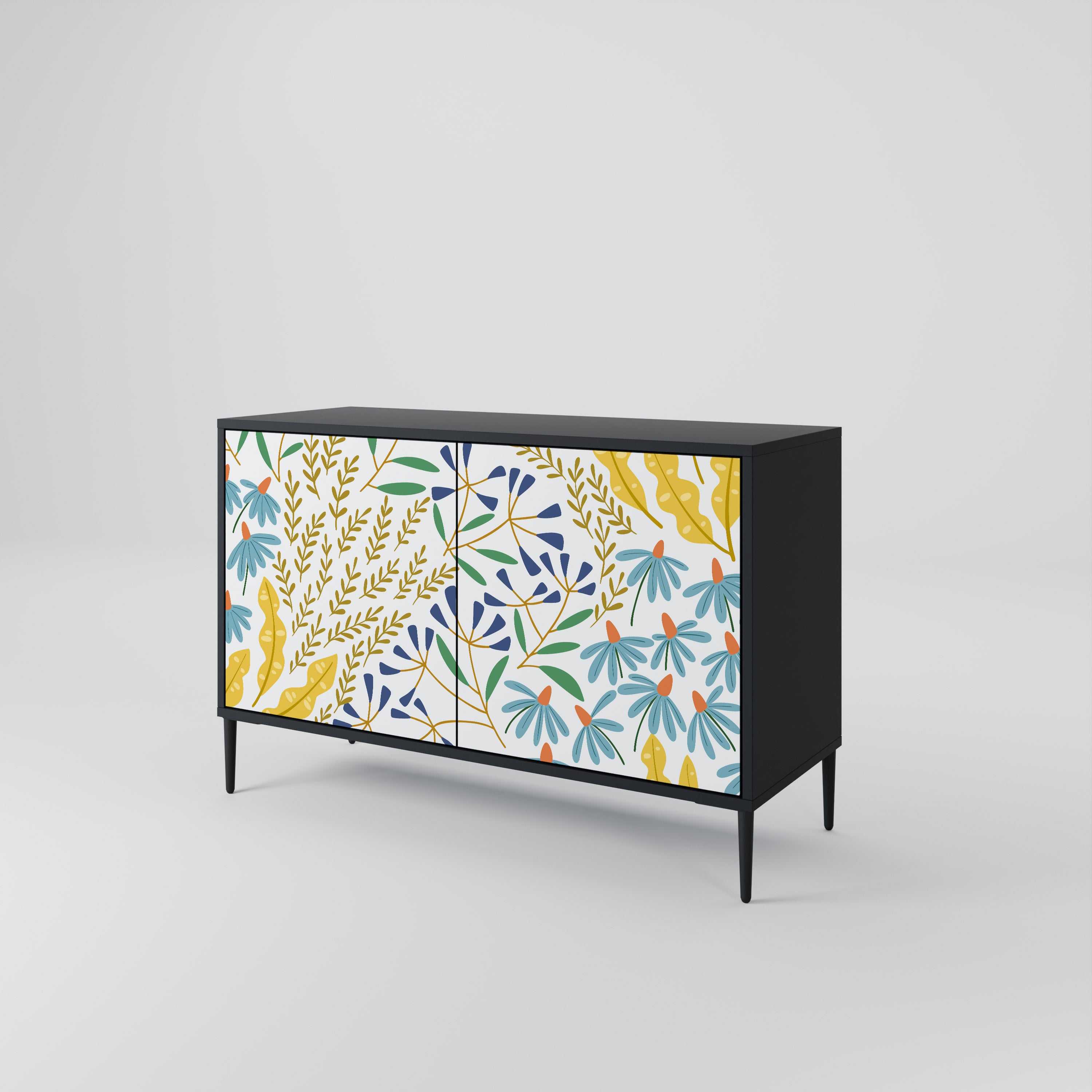 HELLO SPRING 2-Door Sideboard in Black Finish