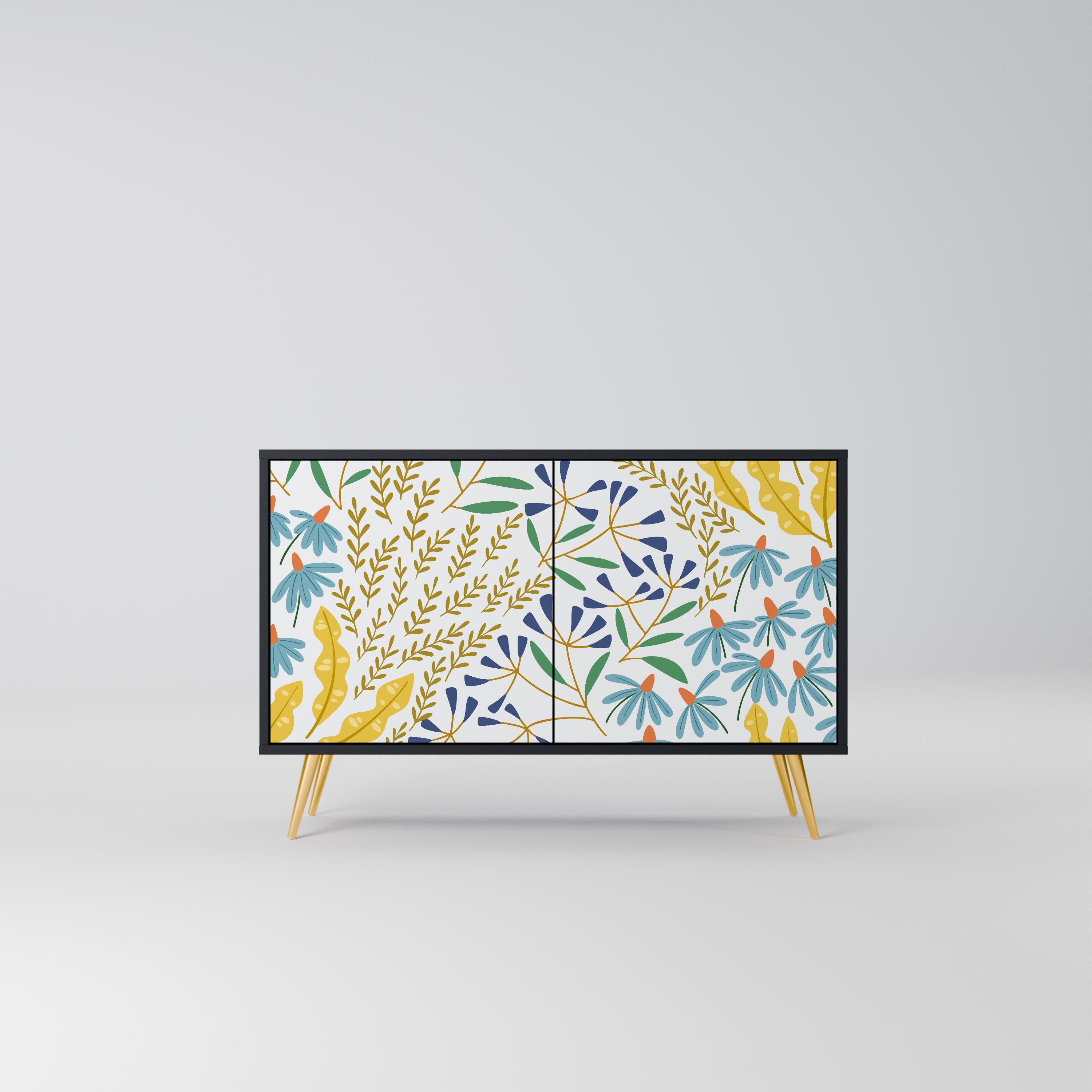 HELLO SPRING 2-Door Sideboard in Black Finish