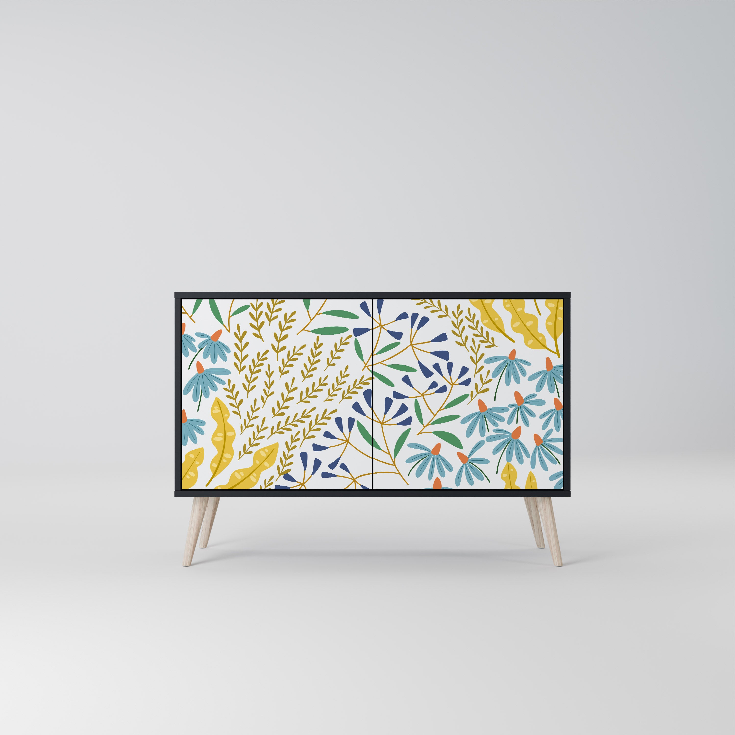 HELLO SPRING 2-Door Sideboard in Black Finish