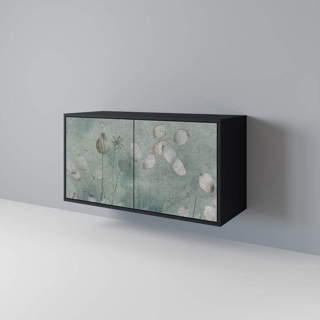 NIGHT LADY 2-Door Sideboard in Black Finish