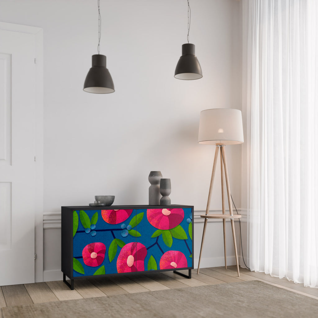 SPRING THOUGHTS 2-Door Sideboard in Black Finish