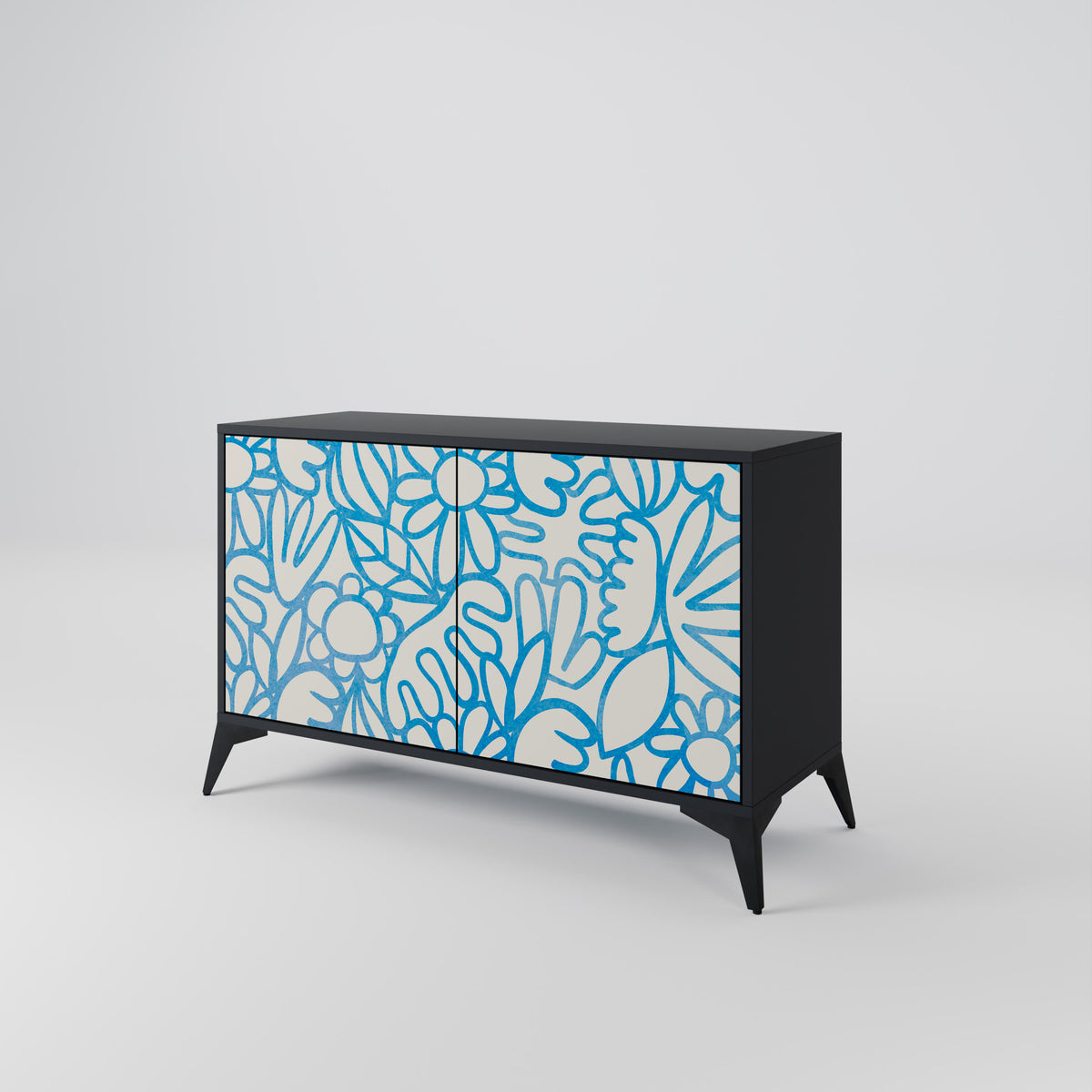 BLOOMY MORNING 2-Door Sideboard