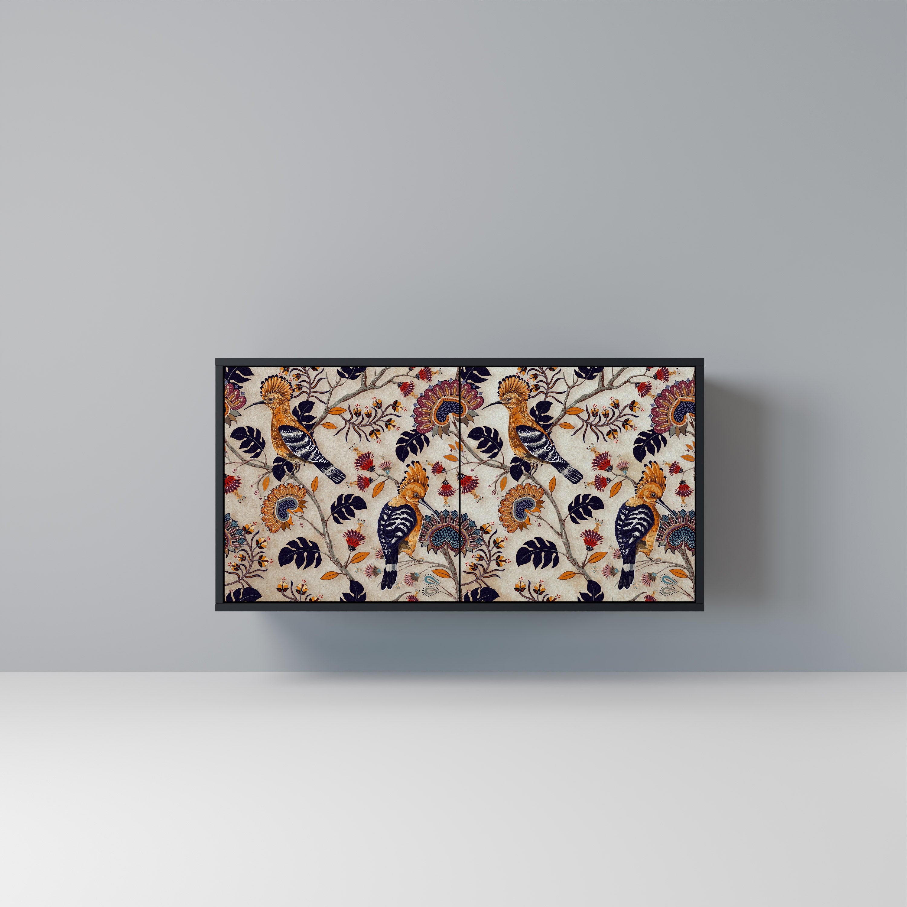 EMINENT HOOPOE 2-Door Sideboard in Black Finish