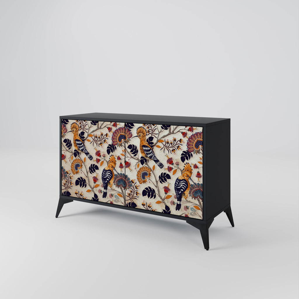 EMINENT HOOPOE 2-Door Sideboard in Black Finish