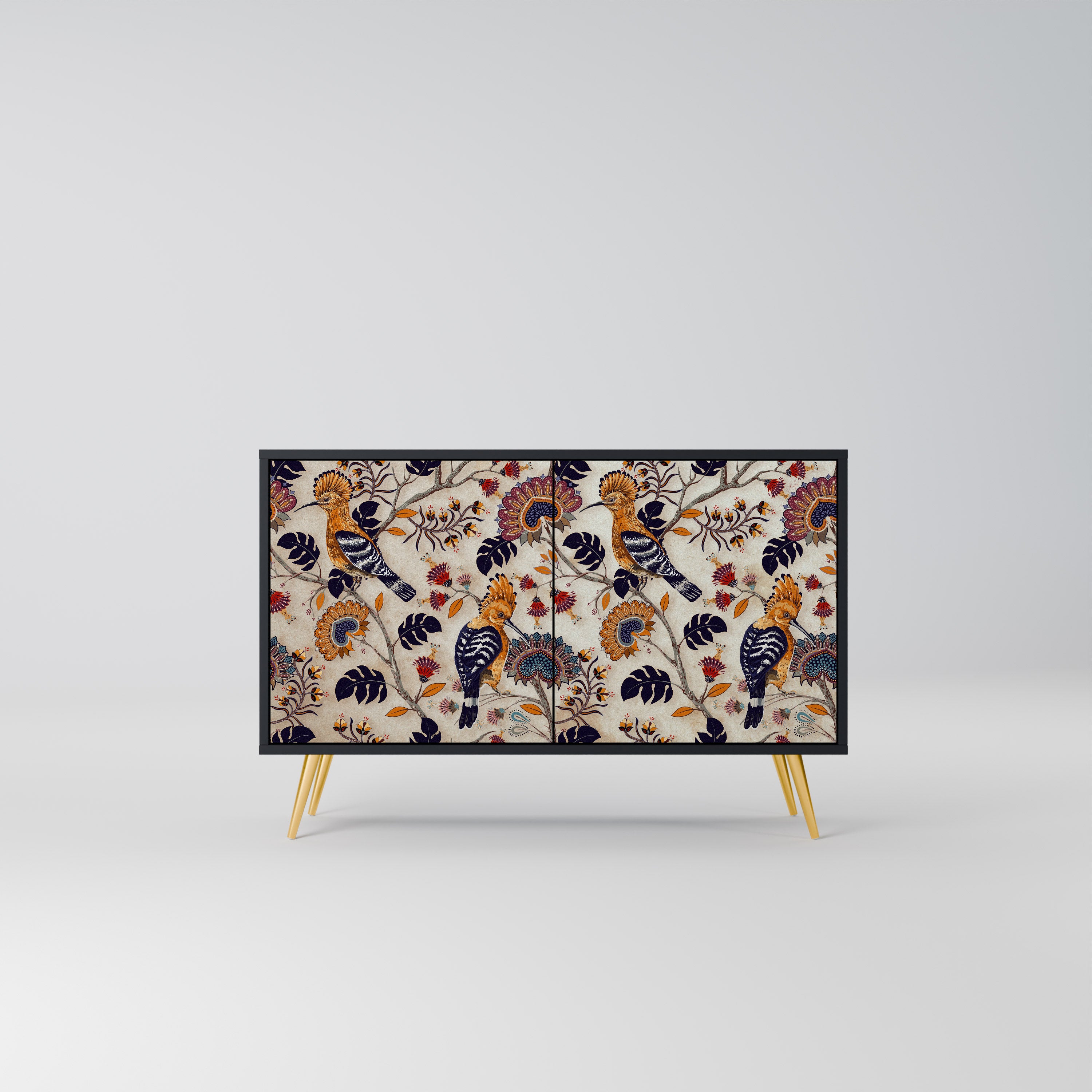 EMINENT HOOPOE 2-Door Sideboard in Black Finish