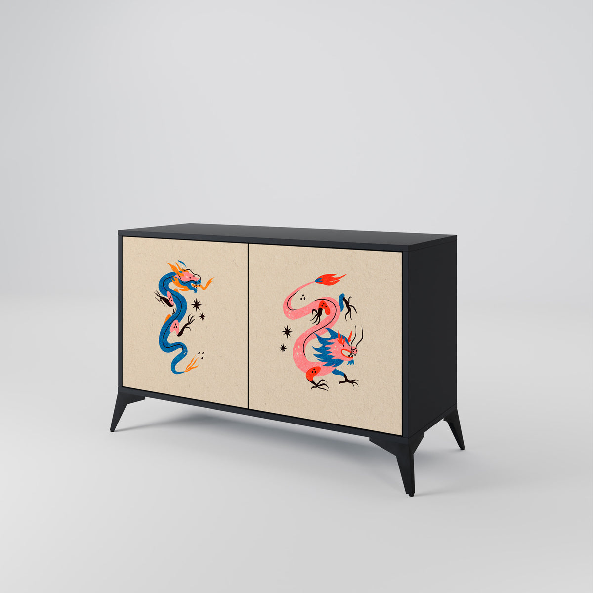 MYTHOLOGICAL CREATURES Aparador de 2 Puertas