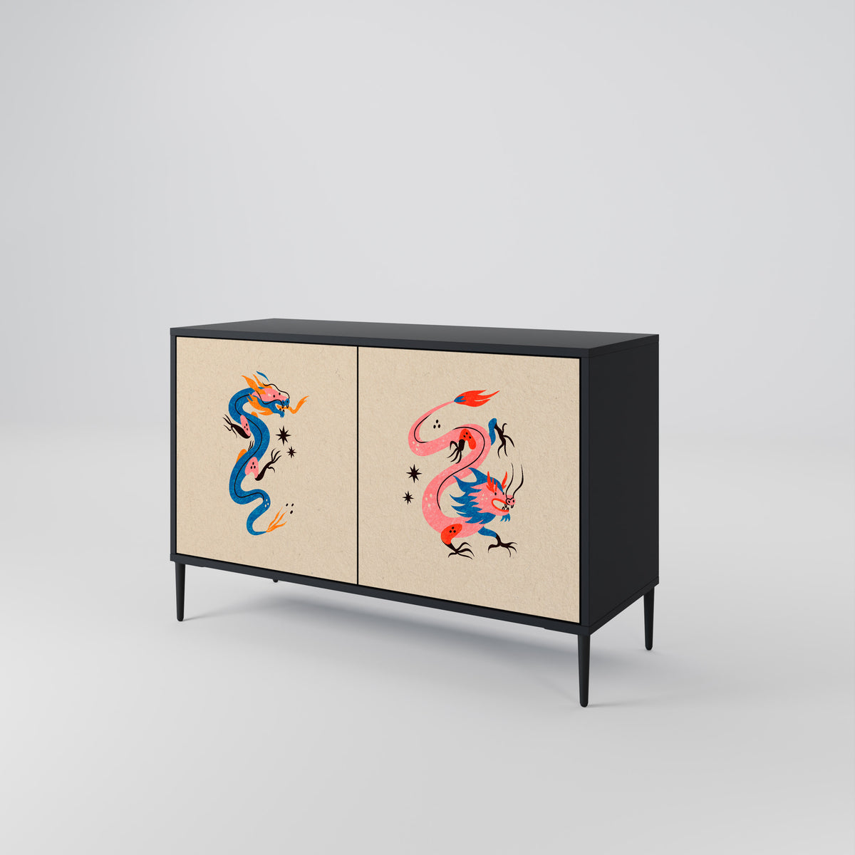 MYTHOLOGICAL CREATURES Aparador de 2 Puertas