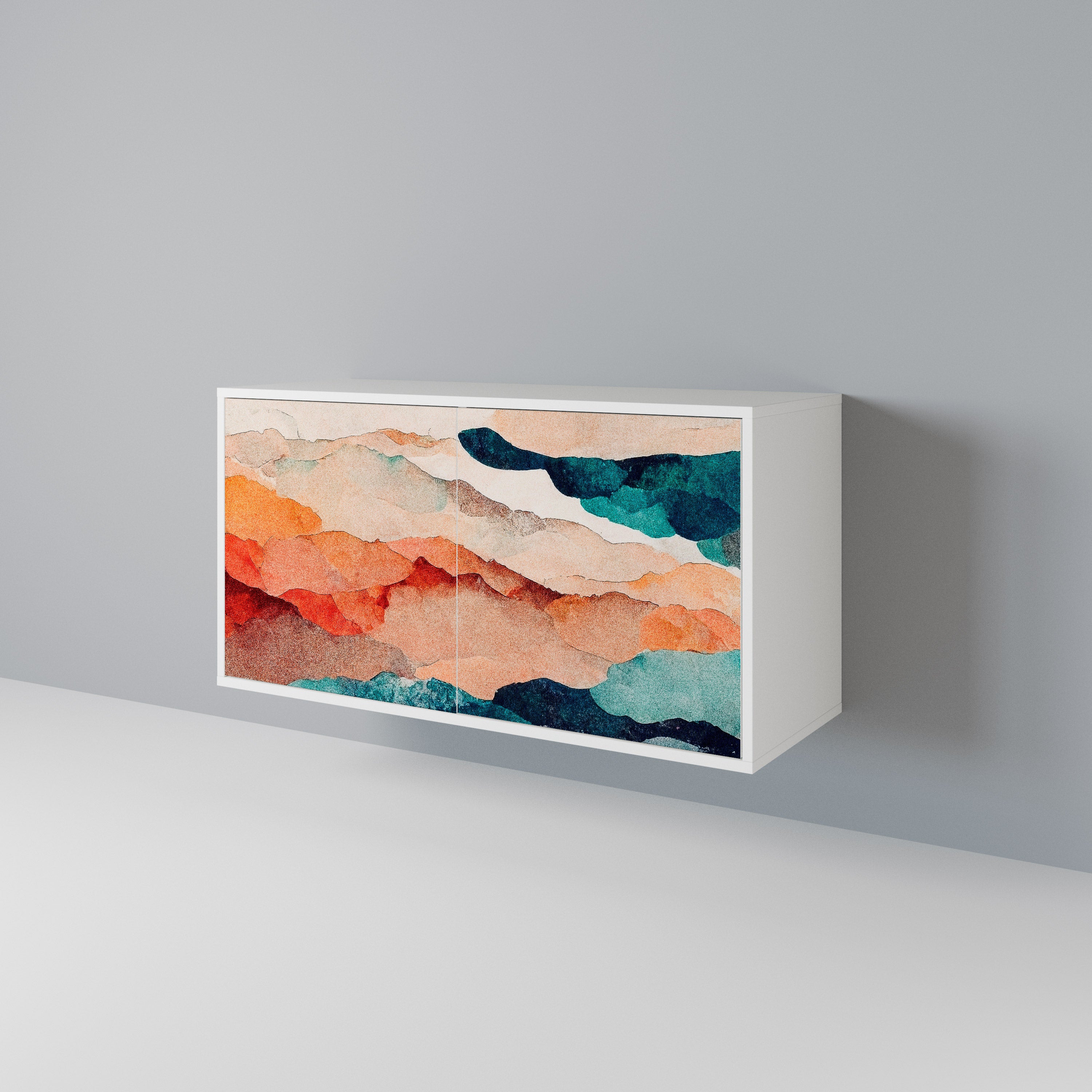 ABSTRACT LANDSCAPE Aparador de 2 Puertas