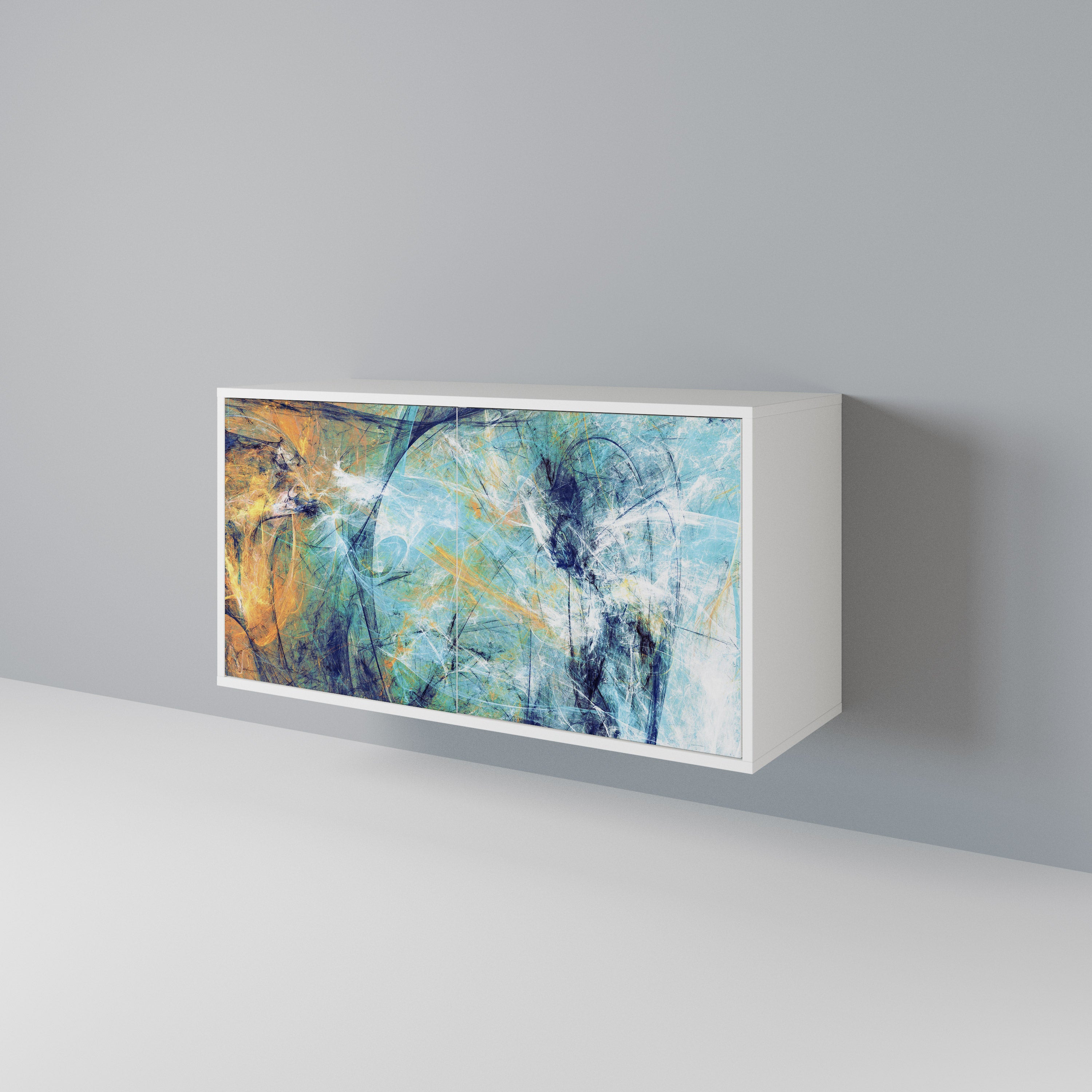 ABSTRACT THOUGHTS Aparador de 2 Puertas