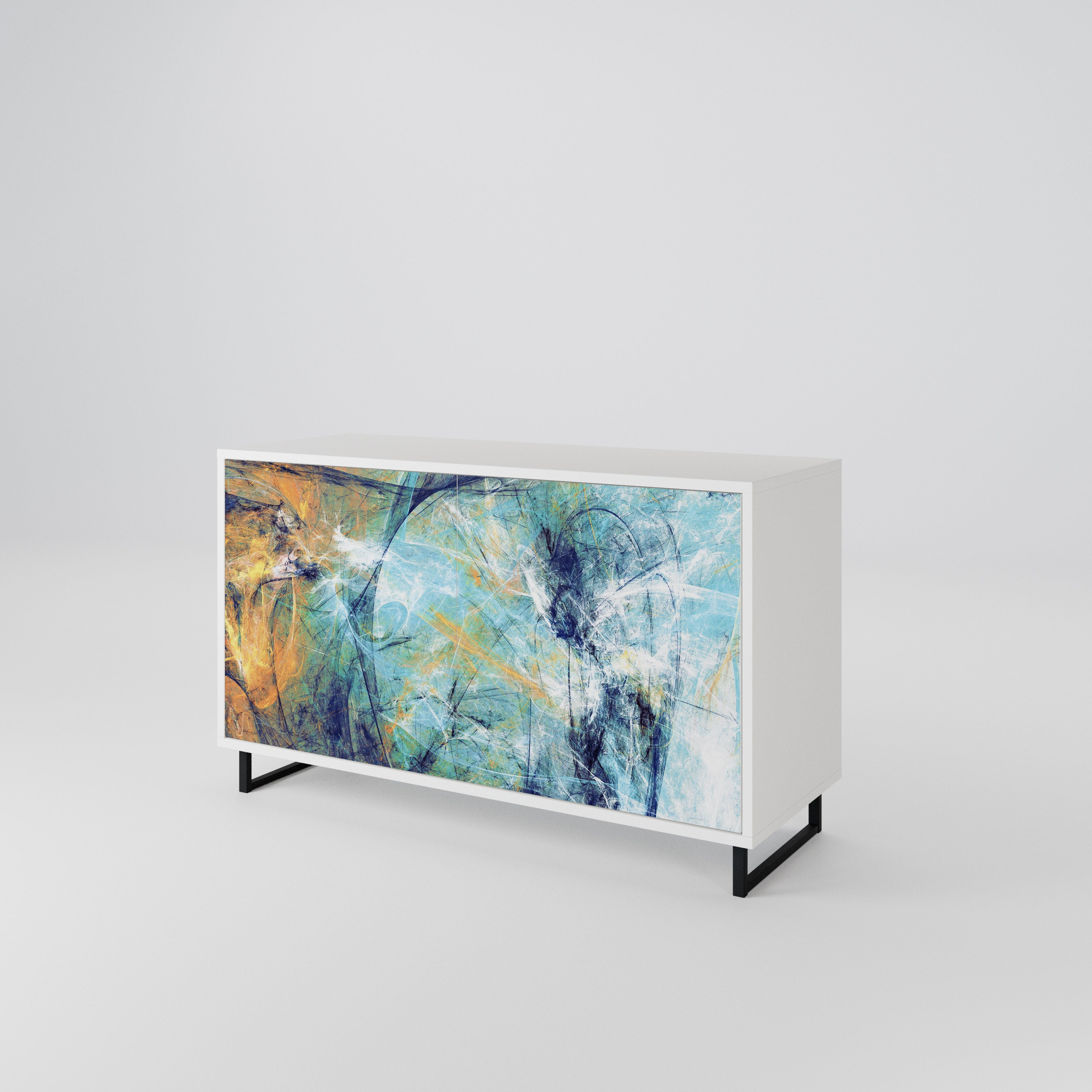 ABSTRACT THOUGHTS Aparador de 2 Puertas