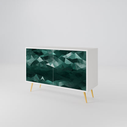 POLYGONAL FLOATING Aparador de 2 Puertas