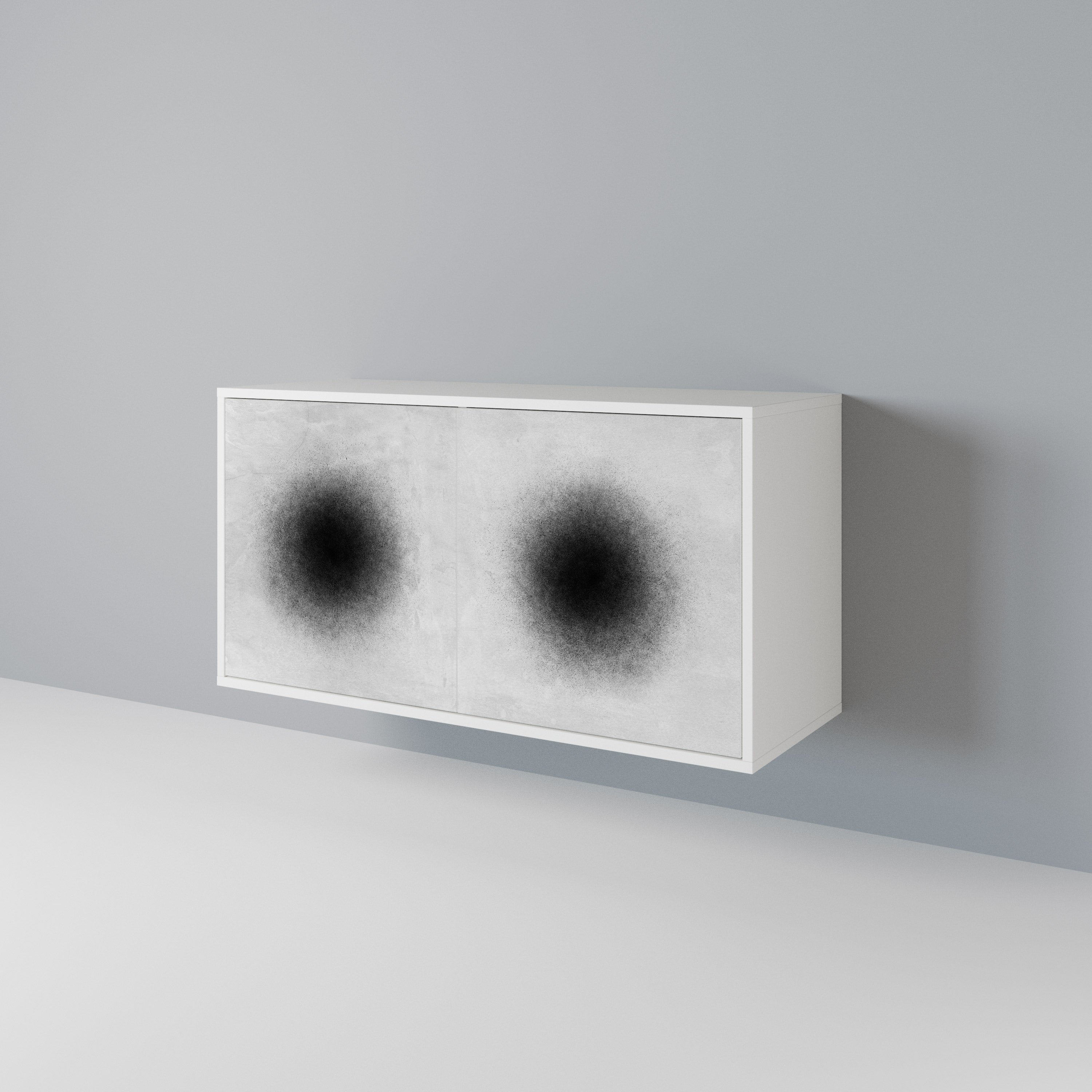 BLACK HOLE Aparador de 2 Puertas